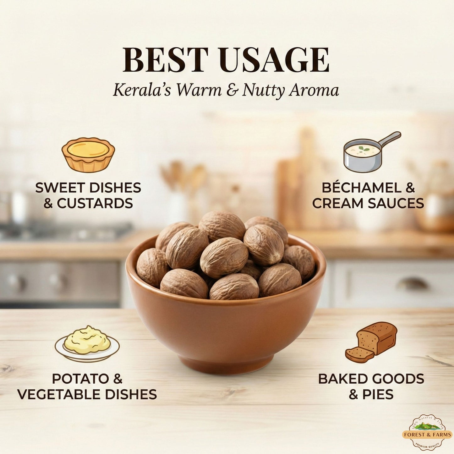 Kerala's Whole Nutmeg (Jayfal)