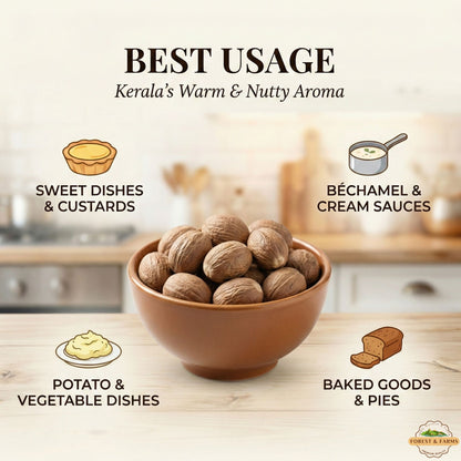Kerala's Whole Nutmeg (Jayfal)