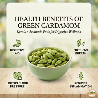 Kerala's Whole Green Cardamom (Elaichi)