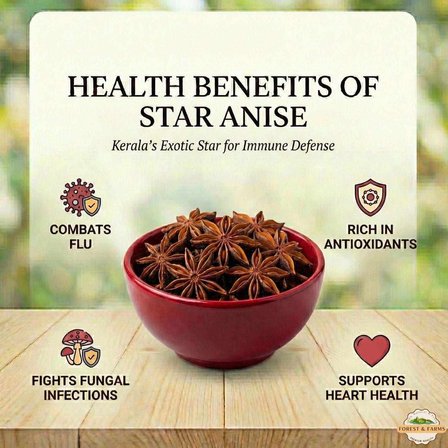 Kerala's Whole Star Anise (Chakra Phool)