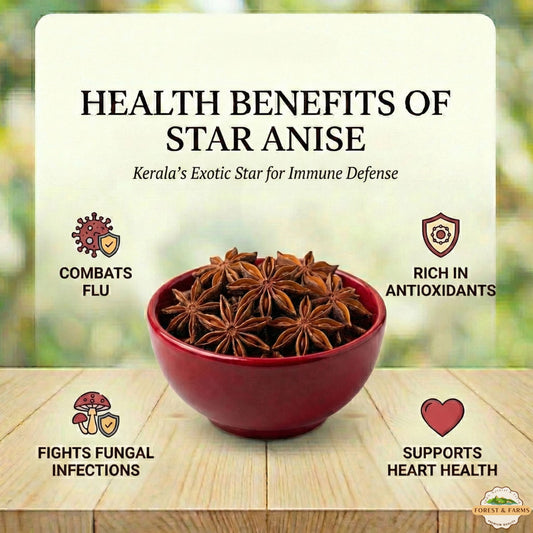 Kerala's Whole Star Anise (Chakra Phool)