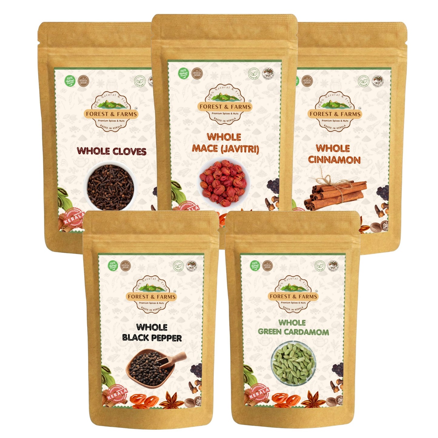 Kerala's Whole Spice Monthly Pack